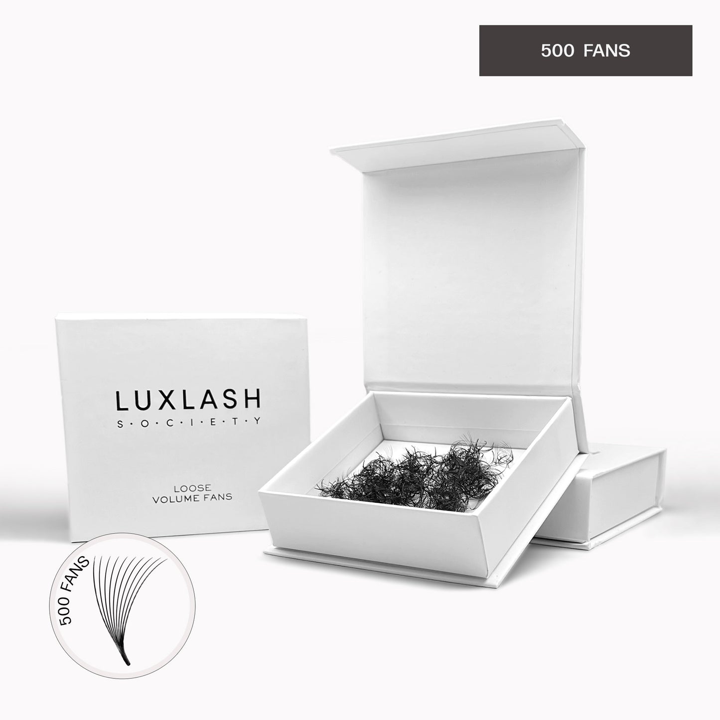 10D Narrow Pro-Made Loose Fans 0.03 - Approx 500 Fans